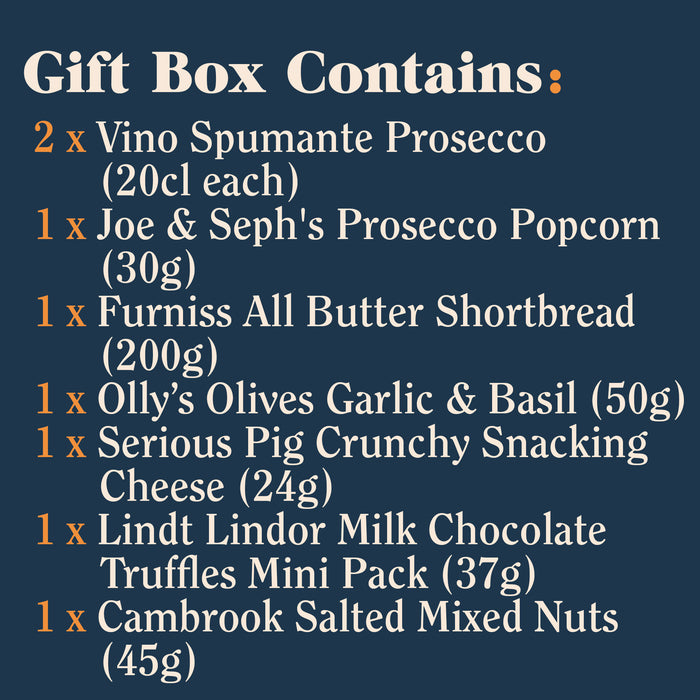 Prosecco & Treats Hamper Gift Box