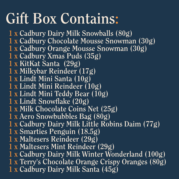 Christmas Chocolate Hamper Gift Box