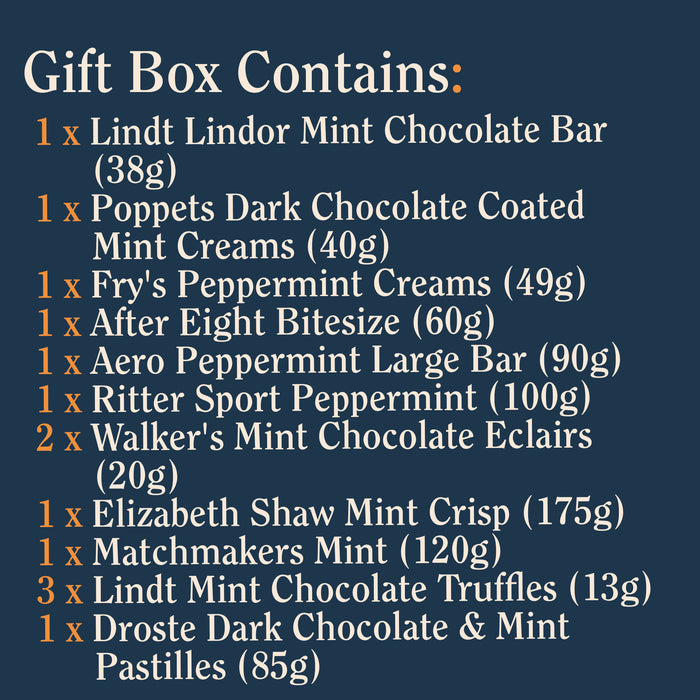 Mint Chocolate Hamper Gift Box